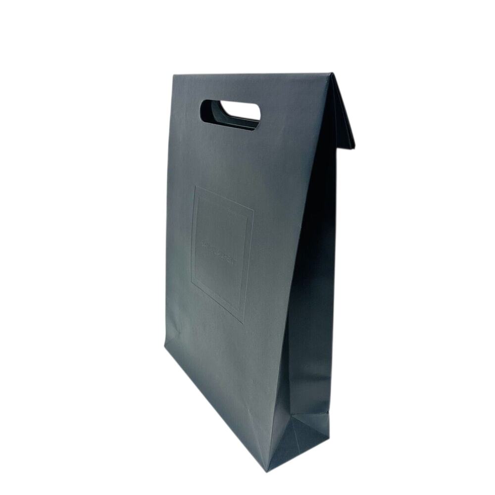 Saint Laurent 17x12x4 Authentic YSL Paper Shopping Bag Tote Foldover Handle